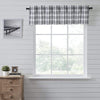 Sawyer Mill Black Plaid Valance 16x72 - The Village Country Store 