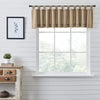 Stitched Burlap Natural Valance 16x90 - The Village Country Store 