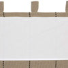 Stitched Burlap Natural Valance 16x90 - The Village Country Store 