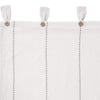 Stitched Burlap White Valance 16x60 - The Village Country Store 