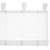 Stitched Burlap White Valance 16x60 - The Village Country Store 