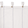 Stitched Burlap White Valance 16x72 - The Village Country Store 