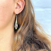 Abalone Diamond-Shaped Dangle Earrings - The Village Country Store 