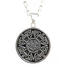 Alpaca Silver Aztec Face Pendant with Chain - The Village Country Store