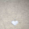 Corazon Blanco White Heart Pendant with Chain - The Village Country Store