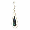 Teardrop Abalone and Mother of Pearl Drop Earrings - The Village Country Store 