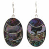 Banded Abalone Oval Earrings - The Village Country Store