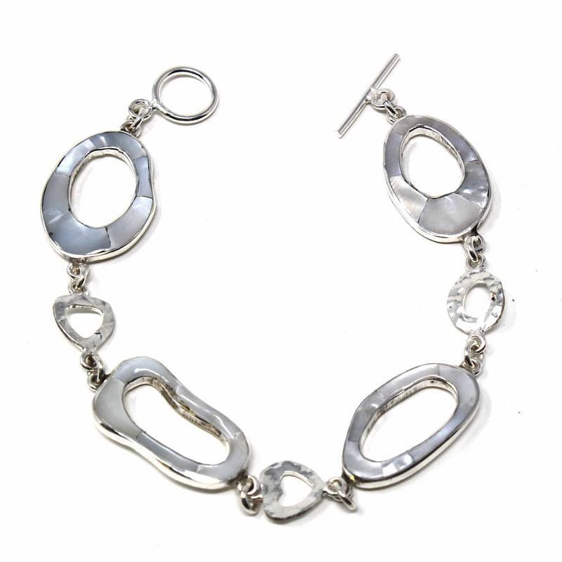 Bracelet, Mother-of-Pearl Rings - The Village Country Store