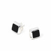 Sterling Silver Earrings, Sterling Silver Black Square - The Village Country Store 