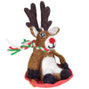 Wild Woolies (H) Holiday Dasher Jr Reindeer Felt Ornament - Wild Woolies (H)