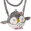 Felt Critter Purse: Olivia Owl - Wild Woolies (P) - The Village Country Store 
