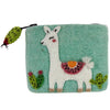 Felt Happy Llama Coin Purse - Wild Woolies (P) - The Village Country Store 